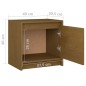vidaXL Mesitas de noche 2 uds madera de pino marrón miel 40x30,5x40 cm vidaXL Mesitas de noche 2 uds madera de pino marrón miel 40x30,5x40 cm