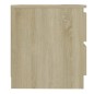 vidaXL Mesitas de noche 2 uds contrachapado roble Sonoma 50x39x43,5 cm vidaXL Mesitas de noche 2 uds contrachapado roble Sonoma 50x39x43,5 cm