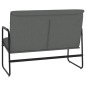 vidaXL Banco de tela gris oscuro 100x64x80 cm vidaXL Banco de tela gris oscuro 100x64x80 cm