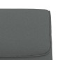 vidaXL Banco de tela gris oscuro 100x64x80 cm vidaXL Banco de tela gris oscuro 100x64x80 cm