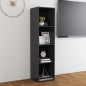vidaXL Mueble para TV madera contrachapada gris 142,5x35x36,5 cm