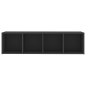 vidaXL Mueble para TV madera contrachapada gris 142,5x35x36,5 cm