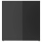 vidaXL Mueble de TV madera contrachapada gris brillo 142,5x35x36,5 cm vidaXL Mueble de TV madera contrachapada gris brillo 142,5x35x36,5 cm