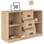 vidaXL Aparador madera contrachapada roble Sonoma 104,5x35,5x67,5 cm vidaXL Aparador madera contrachapada roble Sonoma 104,5x35,5x67,5 cm