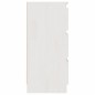 vidaXL Mesitas de noche 2 uds madera maciza pino blanco 40x29,5x64 cm vidaXL Mesitas de noche 2 uds madera maciza pino blanco 40x29,5x64 cm