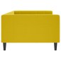 vidaXL Sofá cama terciopelo amarillo 100x200 cm vidaXL Sofá cama terciopelo amarillo 100x200 cm