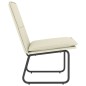 vidaXL Sillón de cuero sintético color crema 54x75x76 cm vidaXL Sillón de cuero sintético color crema 54x75x76 cm