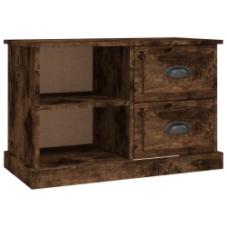 vidaXL Mueble de TV madera contrachapada roble ahumado 73x35,5x47,5 cm