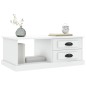 vidaXL Mesa de centro madera contrachapada blanco 90x50x35 cm vidaXL Mesa de centro madera contrachapada blanco 90x50x35 cm
