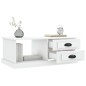 vidaXL Mesa de centro madera contrachapada blanco 90x50x35 cm vidaXL Mesa de centro madera contrachapada blanco 90x50x35 cm