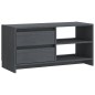 vidaXL Mueble para TV de madera maciza de pino gris 80x31x39 cm vidaXL Mueble para TV de madera maciza de pino gris 80x31x39 cm
