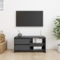 vidaXL Mueble para TV de madera maciza de pino gris 80x31x39 cm vidaXL Mueble para TV de madera maciza de pino gris 80x31x39 cm