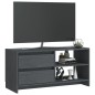 vidaXL Mueble para TV de madera maciza de pino gris 80x31x39 cm vidaXL Mueble para TV de madera maciza de pino gris 80x31x39 cm