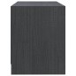 vidaXL Mueble para TV de madera maciza de pino gris 80x31x39 cm vidaXL Mueble para TV de madera maciza de pino gris 80x31x39 cm