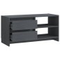 vidaXL Mueble para TV de madera maciza de pino gris 80x31x39 cm vidaXL Mueble para TV de madera maciza de pino gris 80x31x39 cm