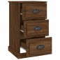 vidaXL Mesita de noche madera contrachapada marrón roble 39x39x67 cm vidaXL Mesita de noche madera contrachapada marrón roble 39x39x67 cm
