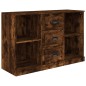 vidaXL Aparador madera contrachapada roble ahumado 104,5x35,5x67,5 cm