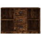 vidaXL Aparador madera contrachapada roble ahumado 104,5x35,5x67,5 cm