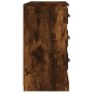 vidaXL Aparador madera contrachapada roble ahumado 104,5x35,5x67,5 cm