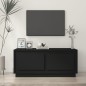vidaXL Mesa de centro madera contrachapada negro 102x50x44 cm vidaXL Mesa de centro madera contrachapada negro 102x50x44 cm