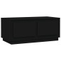 vidaXL Mesa de centro madera contrachapada negro 102x50x44 cm vidaXL Mesa de centro madera contrachapada negro 102x50x44 cm