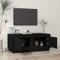 vidaXL Mesa de centro madera contrachapada negro 102x50x44 cm vidaXL Mesa de centro madera contrachapada negro 102x50x44 cm