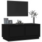 vidaXL Mesa de centro madera contrachapada negro 102x50x44 cm vidaXL Mesa de centro madera contrachapada negro 102x50x44 cm