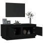 vidaXL Mesa de centro madera contrachapada negro 102x50x44 cm vidaXL Mesa de centro madera contrachapada negro 102x50x44 cm