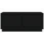 vidaXL Mesa de centro madera contrachapada negro 102x50x44 cm vidaXL Mesa de centro madera contrachapada negro 102x50x44 cm