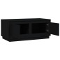 vidaXL Mesa de centro madera contrachapada negro 102x50x44 cm vidaXL Mesa de centro madera contrachapada negro 102x50x44 cm