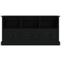 vidaXL Mueble de TV madera contrachapada negro 100x35x50 cm vidaXL Mueble de TV madera contrachapada negro 100x35x50 cm