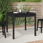 vidaXL Mesa de jardín madera maciza pino negro 82,5x82,5x76 cm vidaXL Mesa de jardín madera maciza pino negro 82,5x82,5x76 cm