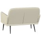vidaXL Banco de cuero sintético color crema 107x80x81 cm vidaXL Banco de cuero sintético color crema 107x80x81 cm