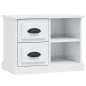 vidaXL Mesita de noche blanco brillante 60x35,5x45 cm vidaXL Mesita de noche blanco brillante 60x35,5x45 cm