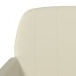 vidaXL Banco de cuero sintético color crema 107x80x81 cm vidaXL Banco de cuero sintético color crema 107x80x81 cm