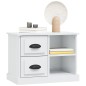 vidaXL Mesita de noche blanco brillante 60x35,5x45 cm vidaXL Mesita de noche blanco brillante 60x35,5x45 cm
