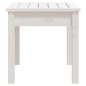 vidaXL Banco de jardín madera maciza pino blanco 50x44x45 cm vidaXL Banco de jardín madera maciza pino blanco 50x44x45 cm