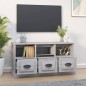 vidaXL Mueble para TV madera contrachapada gris Sonoma 100x35x50 cm vidaXL Mueble para TV madera contrachapada gris Sonoma 100x35x50 cm