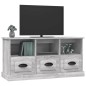 vidaXL Mueble para TV madera contrachapada gris Sonoma 100x35x50 cm vidaXL Mueble para TV madera contrachapada gris Sonoma 100x35x50 cm