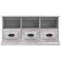 vidaXL Mueble para TV madera contrachapada gris Sonoma 100x35x50 cm vidaXL Mueble para TV madera contrachapada gris Sonoma 100x35x50 cm