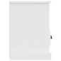 vidaXL Mueble de TV madera contrachapada blanco 80x35x50 cm