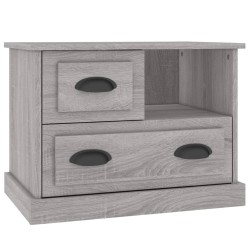 vidaXL Mesita de noche gris Sonoma 60x39x45 cm