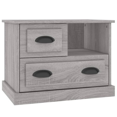 vidaXL Mesita de noche gris Sonoma 60x39x45 cm