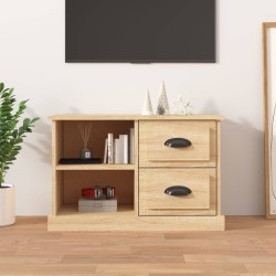 vidaXL Mueble de TV madera contrachapada roble Sonoma 73x35,5x47,5 cm