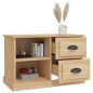 vidaXL Mueble de TV madera contrachapada roble Sonoma 73x35,5x47,5 cm