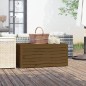 vidaXL Baúl de jardín madera maciza pino marrón miel 101x50,5x46,5 cm vidaXL Baúl de jardín madera maciza pino marrón miel 101x50,5x46,5 cm