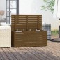 vidaXL Baúl de jardín madera maciza pino marrón miel 101x50,5x46,5 cm vidaXL Baúl de jardín madera maciza pino marrón miel 101x50,5x46,5 cm