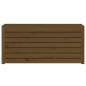 vidaXL Baúl de jardín madera maciza pino marrón miel 101x50,5x46,5 cm vidaXL Baúl de jardín madera maciza pino marrón miel 101x50,5x46,5 cm