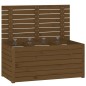vidaXL Baúl de jardín madera maciza pino marrón miel 101x50,5x46,5 cm vidaXL Baúl de jardín madera maciza pino marrón miel 101x50,5x46,5 cm