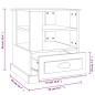 vidaXL Mesa auxiliar madera contrachapada roble marrón 50x50x60 cm